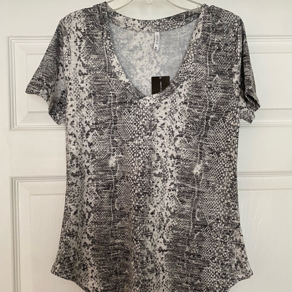 Z Supply South Moon Under Snake Pattern T Shirt - Picture 3 of 6
